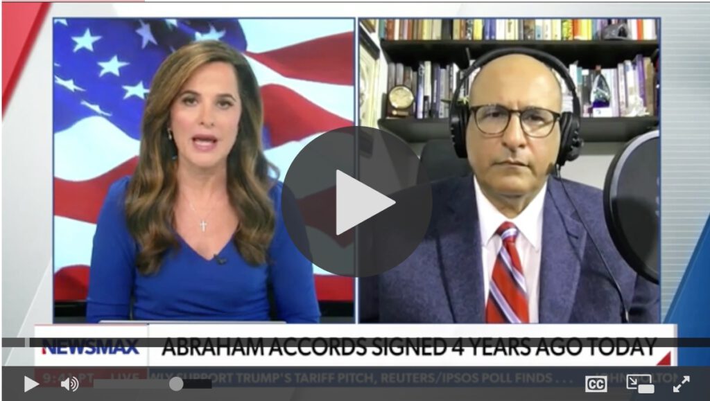 Ido Aharoni to Newsmax: Abraham Accords Continue to Hold